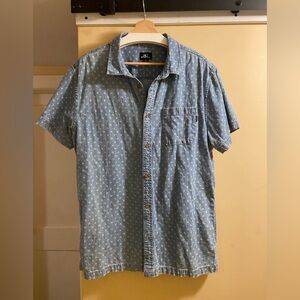 O’Neill Blue Short Sleeve Shirt w/ Design